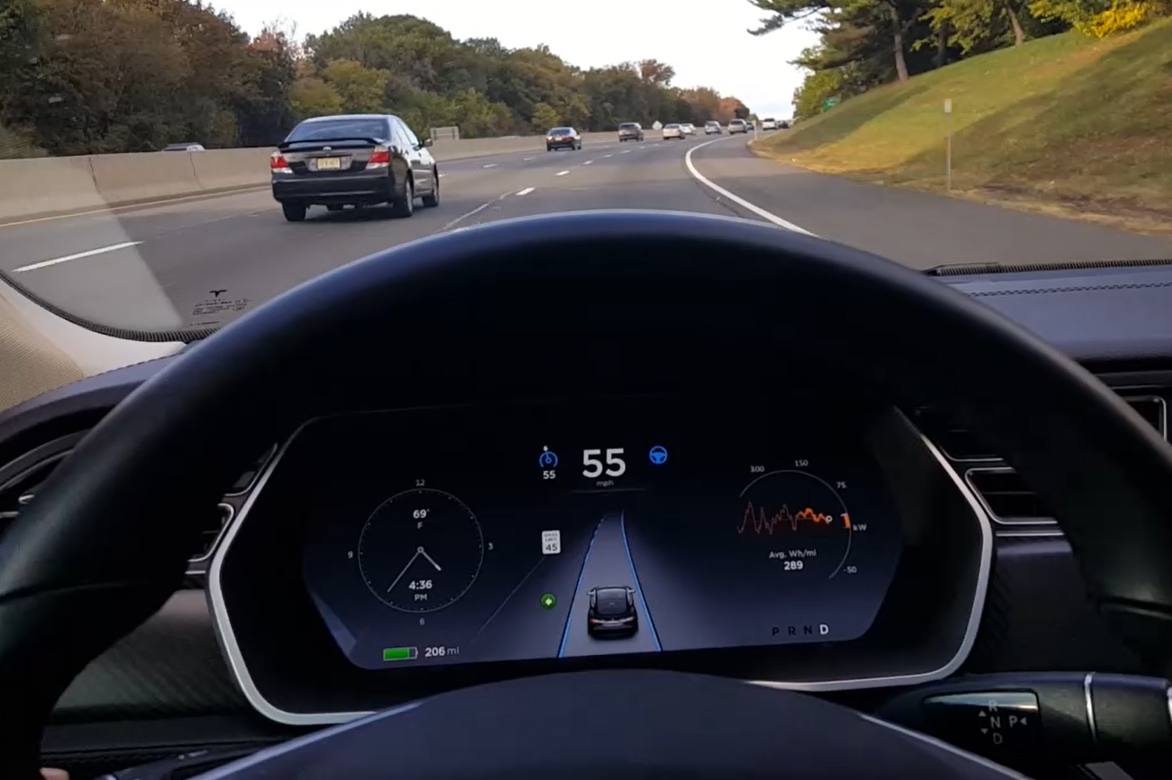Autonomous Driving with the Tesla Model S